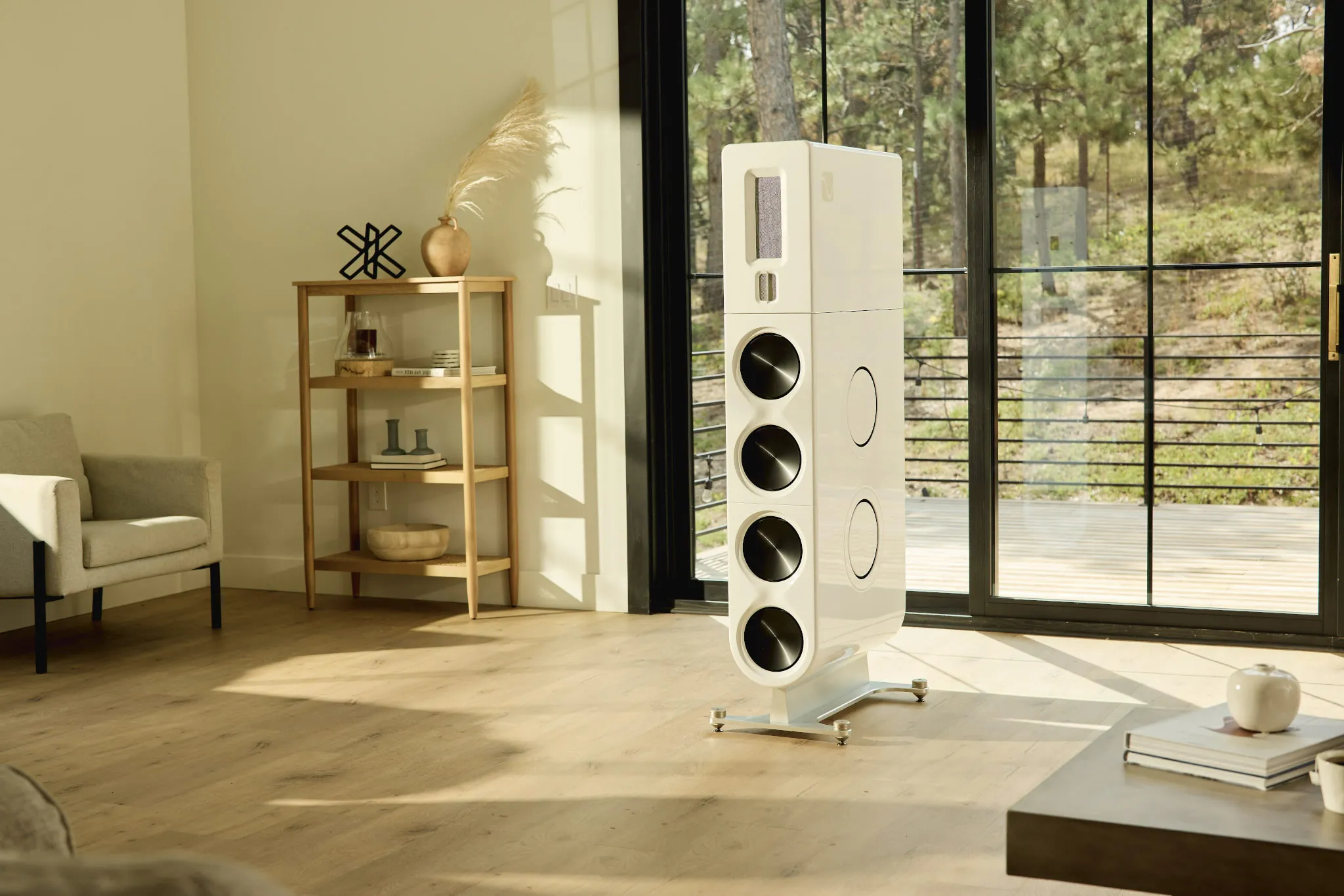 PS Audio Aspen FR30 luidsprekers in modern interieur