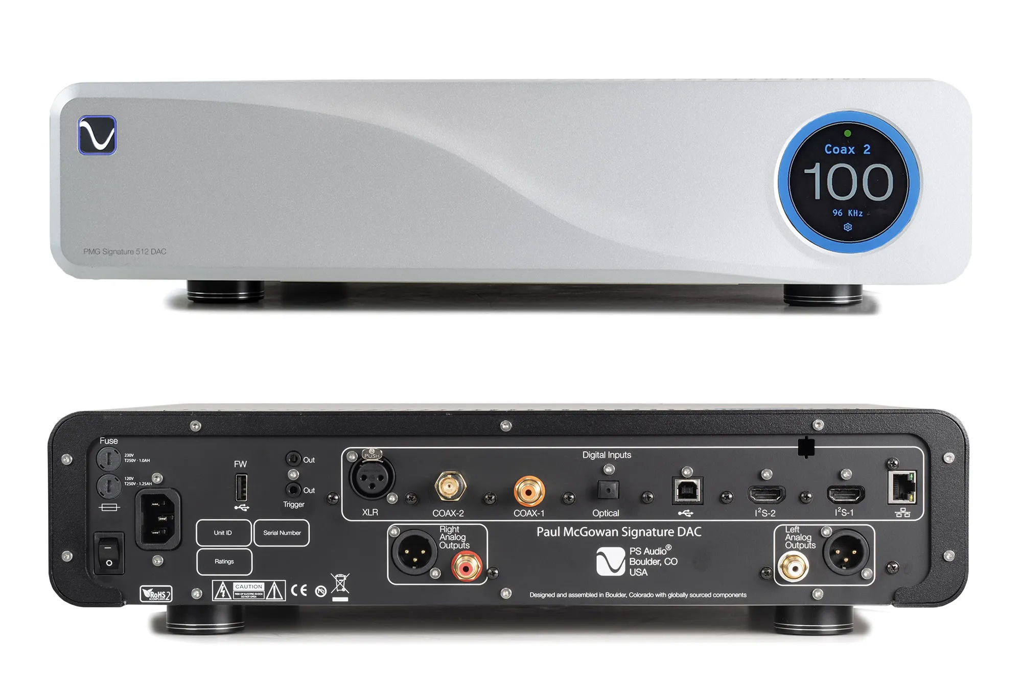 PS Audio PerfectWave Music Group Reference DAC frontpaneel